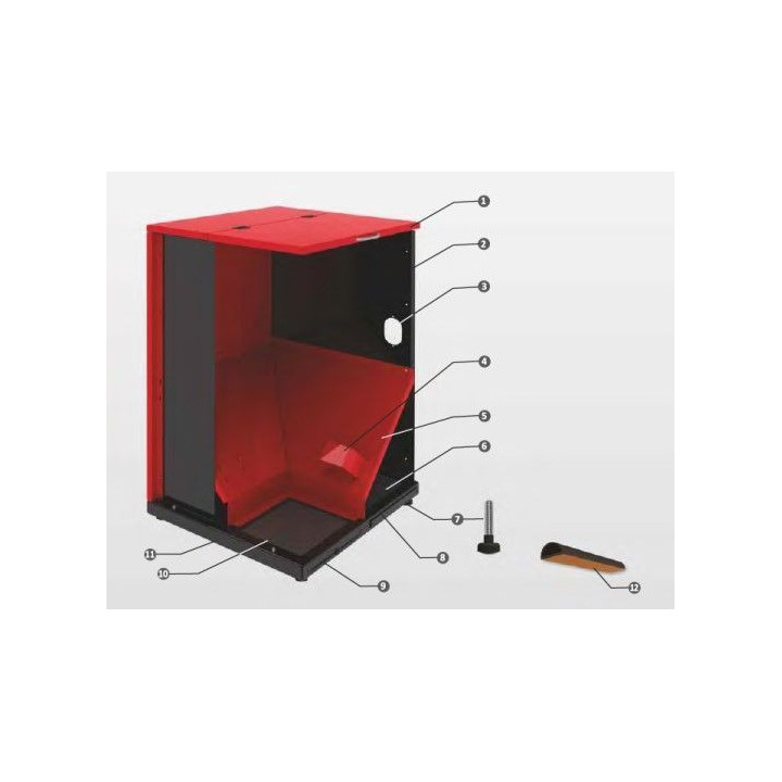 Deposito de Pellet de 500 litros