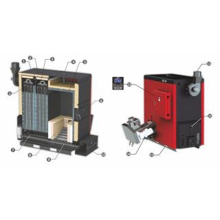 Caldera pellet-astillas-agripellet BURNIT CB 160 - 160Kw