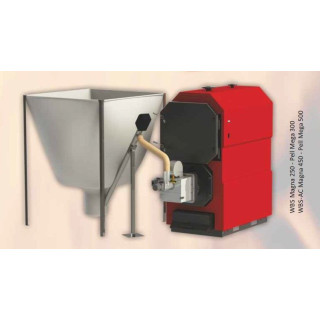 Caldera Policombustible SET BURNIT WBS MAGNA 250 + PELL MEGA 150 140 KW