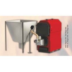 Caldera Policombustible SET BURNIT WBS MAGNA 250 + PELL MEGA 150 140 KW