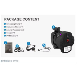 Bomba circuladora electrónica TACO ES2 25-60/180 3-42W